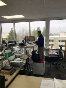 Standing desk, sitting is killing you, employee health